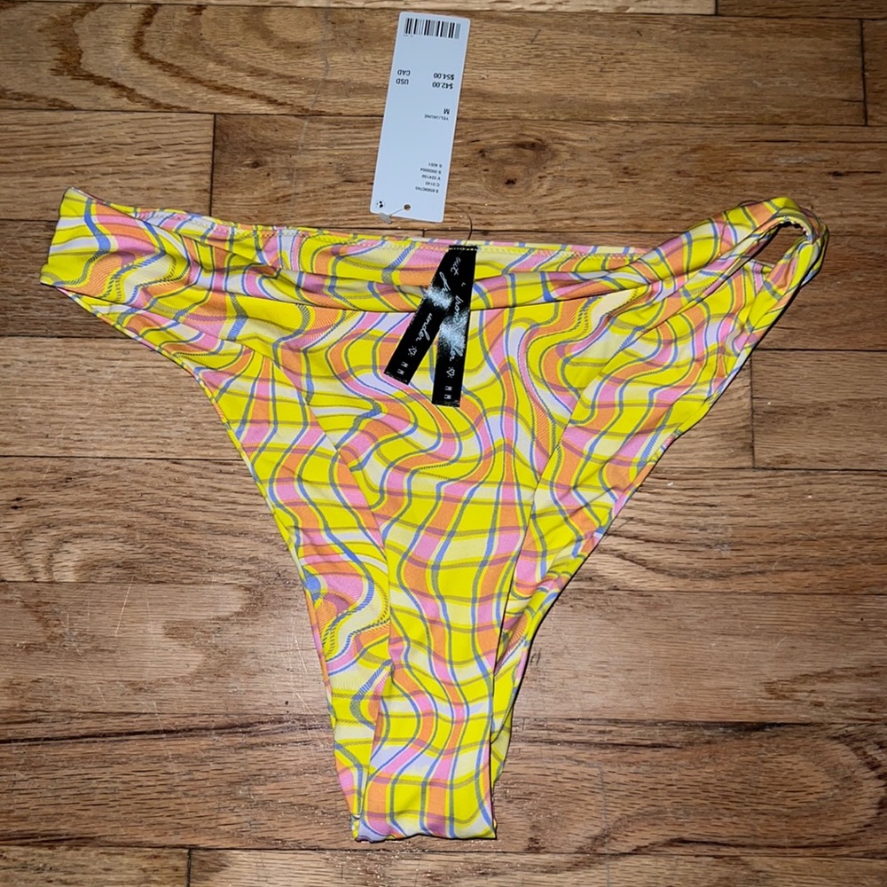 Out From Under Piper Printed High Waisted Bikini Bottom